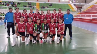 Cayma lidera en vóley infantiles U15 Damas de Arequipa