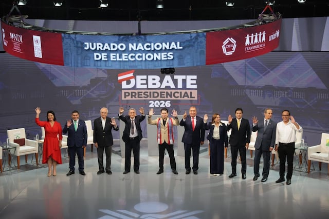 El lado B del quinto día de debate presidencial 2026 (Fotos: GEC)