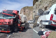 Puno: Ocho muertos y más de 10 heridos tras violento choque en la vía Juliaca-Arequipa