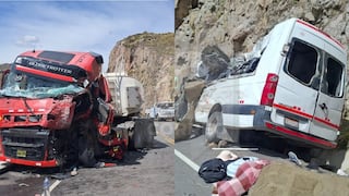 Puno: Ocho muertos y más de 10 heridos tras violento choque en la vía Juliaca-Arequipa