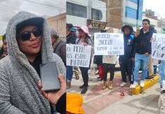 Artistas protestan contra la inseguridad tras el robo en vivienda de Yheison Pumita, en Puno (VIDEO)