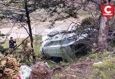 Viajeros se salvan de morir en Carretera Central, árboles frenan lo que hubiera sido una caída mortal
