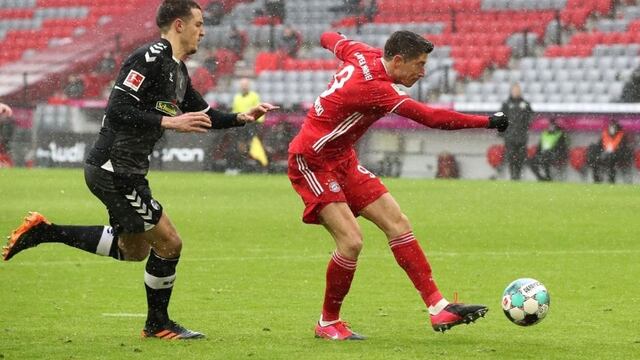 Lewandowski: Este gol lo hizo alcanzar nuevo récord en la Bundesliga  