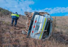 Cuatro muertos y 13 heridos deja despiste de combi en La Libertad