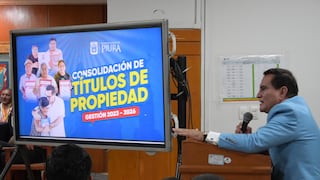 Más de 10 000 viviendas formalizadas en Piura en tres años