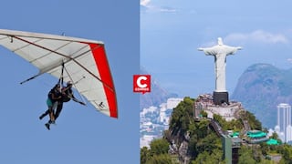 Brasil: turista estadounidense y su instructor mueren tras caer con ala delta a playa de Río de Janeiro