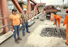 Ica: MTC ejecuta trabajos de reparación en el puente Nasca para garantizar tránsito seguro