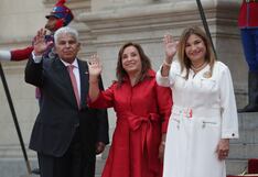 Dina Boluarte recibe al presidente de Panamá en Palacio de Gobierno (VIDEO)