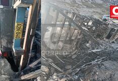 La Oroya: Población de Carhuacayán atrapa a presuntos abigeos y queman camión