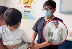 Médicos en Huánuco atienden a bebé de dos años que expulsó lombriz de más de 40 centímetros