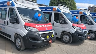 Junín: Entregan nuevas ambulancias para salvar vidas en emergencias