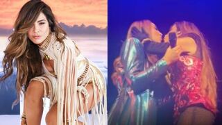 Gloria Trevi y Mónica Naranjo sorprenden con beso durante concierto (VIDEO) 