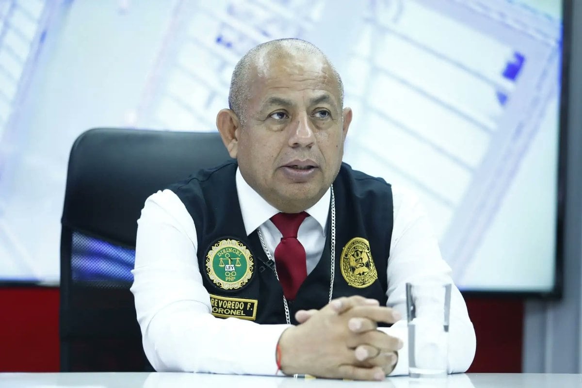 El jefe de la Dirincri destacó la trayectoria de Óscar Arriola y defendió el trabajo policial frente a los cuestionamientos surgidos tras el secuestro de un empresario minero en Trujillo. (Foto: Andina)