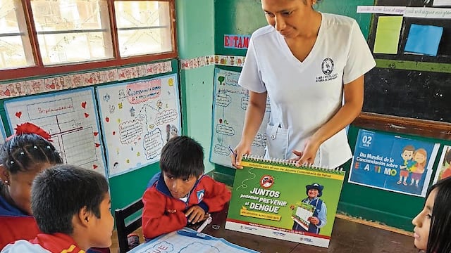 La Libertad: Impulsan campaña contra el dengue en colegios de Ascope