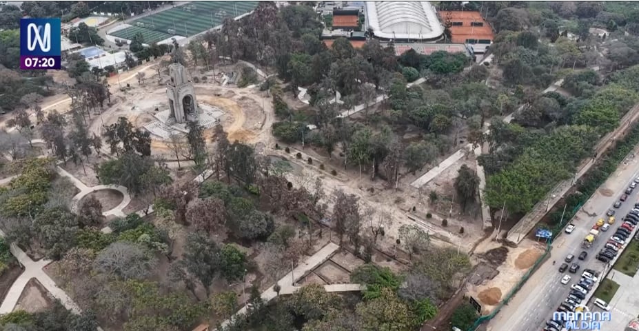 La entidad anunció acciones de emergencia junto a la Municipalidad de Jesús María tras el deterioro de las áreas verdes y la paralización de las obras. FOTO: CAPTURA CANAL N