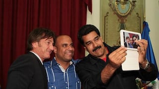 Nicolás Maduro tiene su "selfie" con Sean Penn (FOTO)