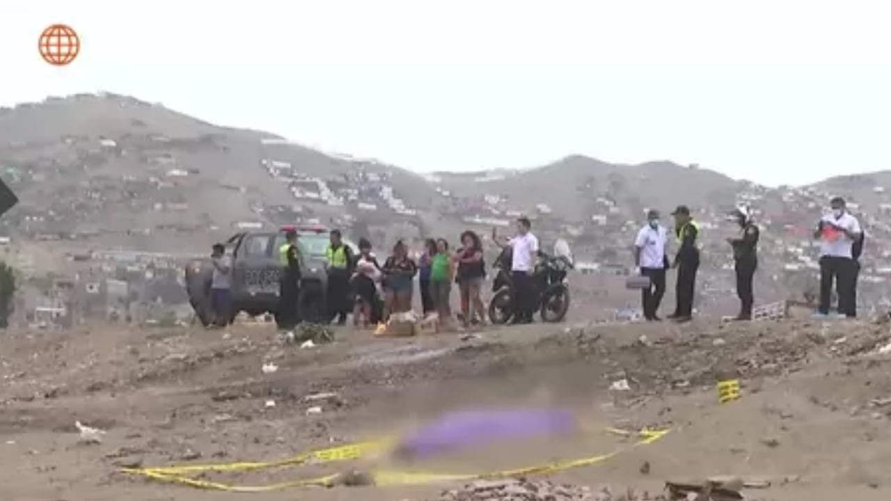 El cuerpo de Luis Alfredo Borboy Flores fue encontrado semidesnudo en un descampado próximo a la Panamericana Norte. La víctima presentaba múltiples contusiones y las muñecas atadas con cuerdas, según la Policía. (Imagen de América Noticias)