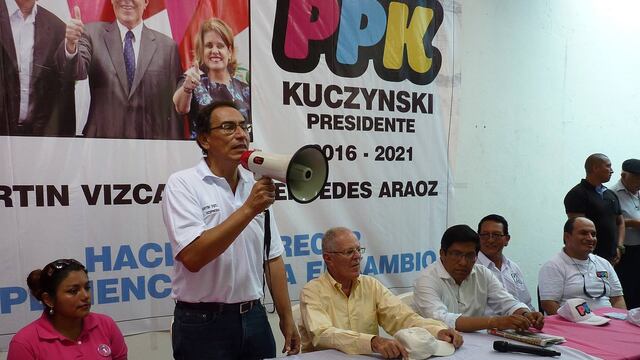 Martín Vizcarra cerrará hoy campaña de PPK en Moquegua