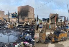 Ica: voraz incendio en San Joaquín deja a cinco familias sin hogar