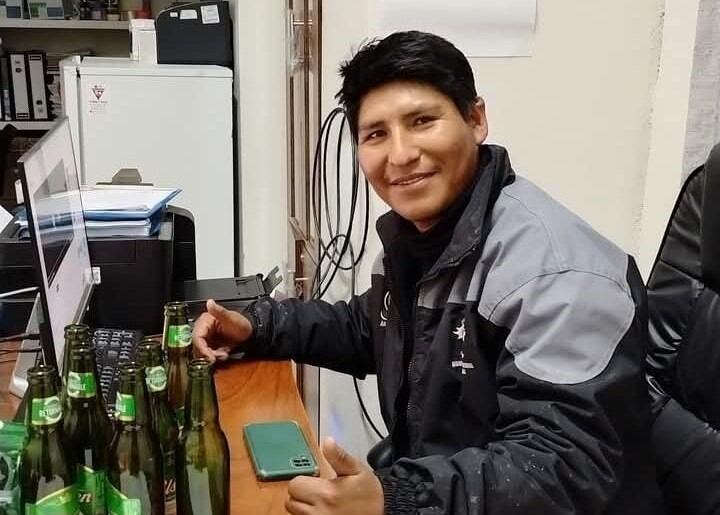 Eber Noe Mamani Condori, subgerente de Desarrollo Económico Productivo Local de la Municipalidad Distrital de Chachas. Foto: difusión.