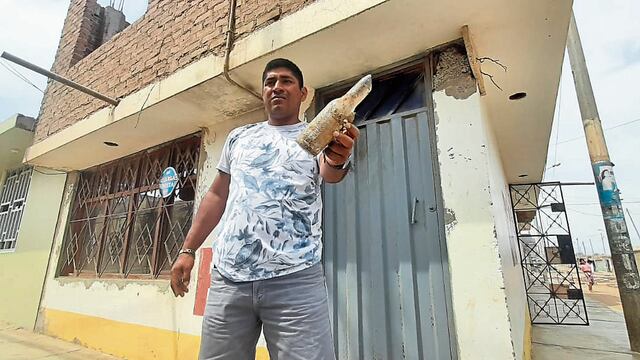 Lambayeque: Lanzan explosivo a vivienda de dirigente de construcción civil