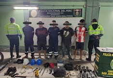 Ica: Policía captura a siete presuntos integrantes de banda que habría llegado de Lima para robar cables