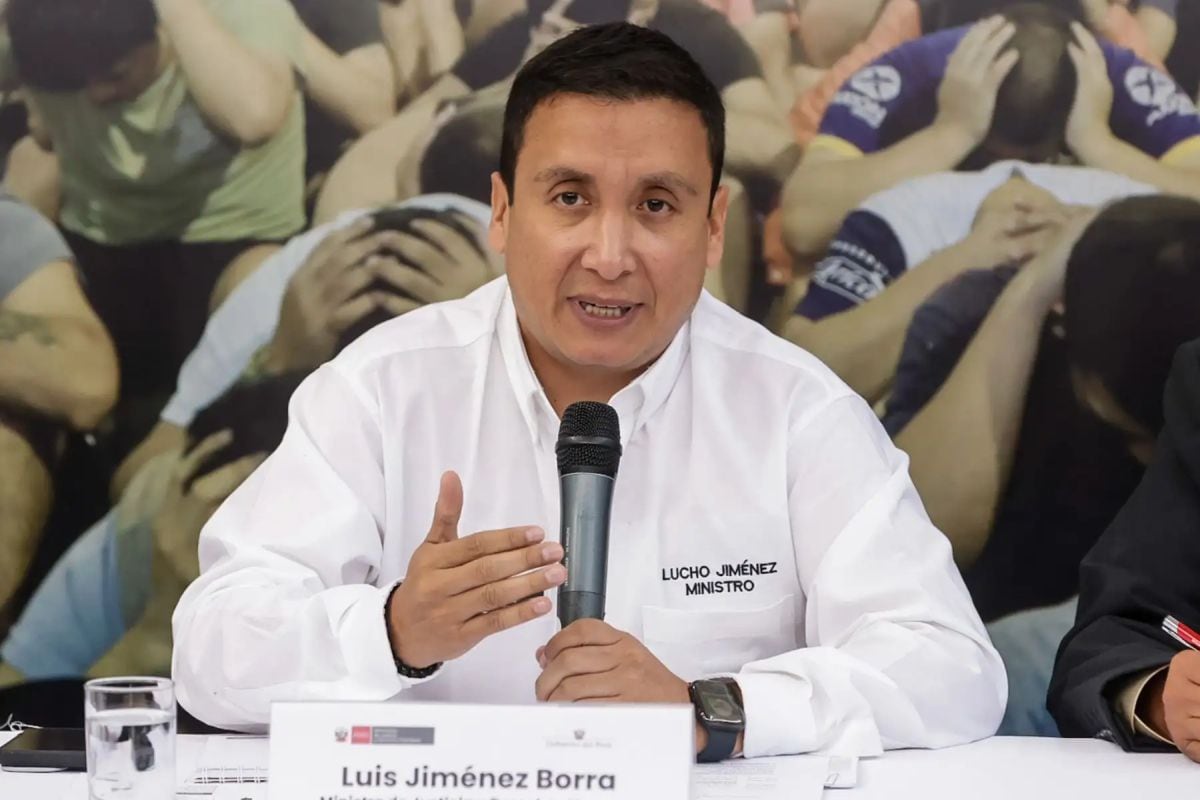 Luis Jiménez, ministro de Justicia. (Foto: Andina)