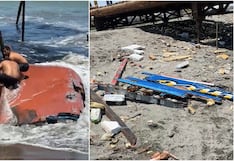 Embarcación pesquera “Franco” queda destruida tras hundimiento frente a las costas de Pisco