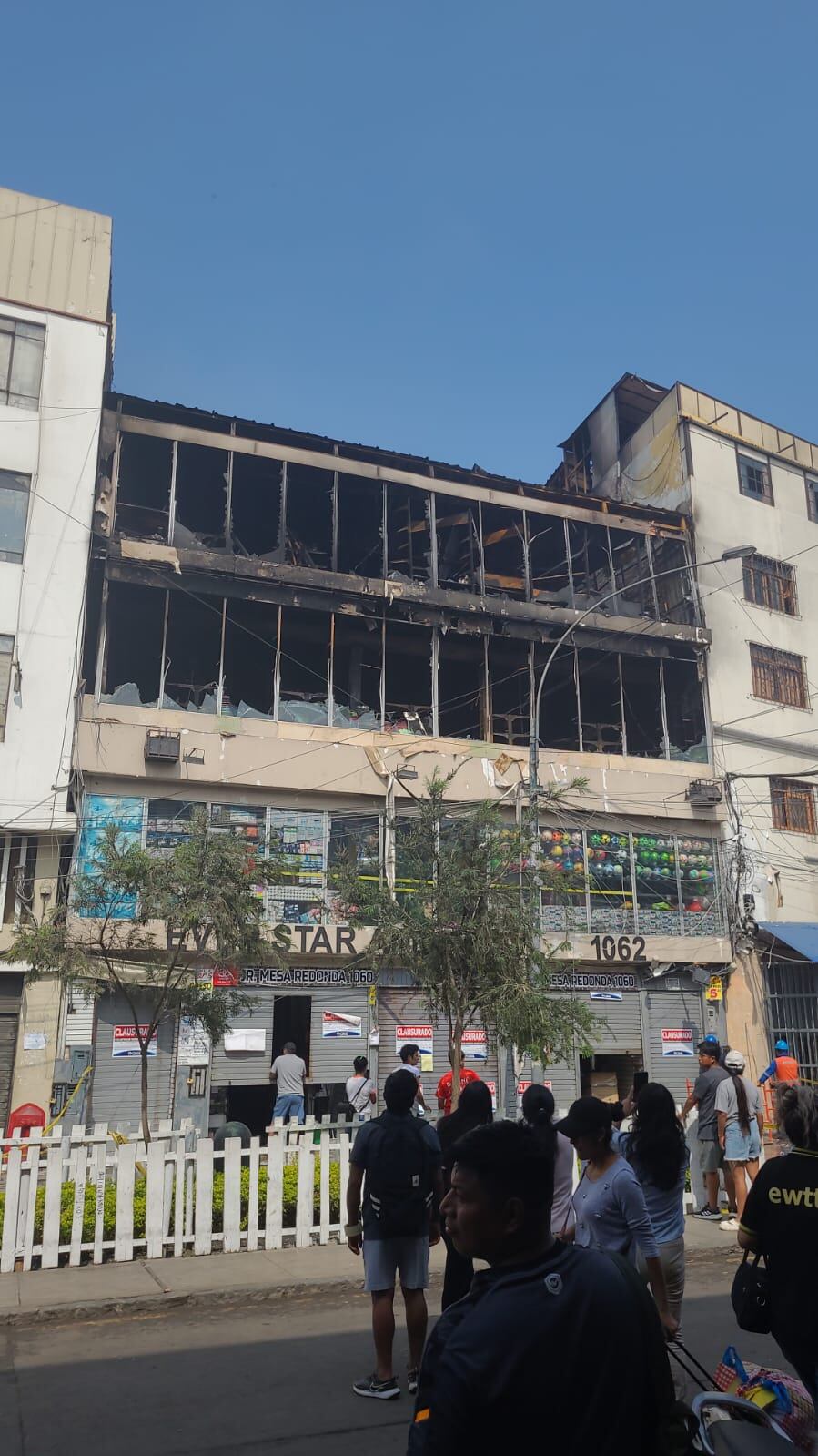 Edificio siniestrado.