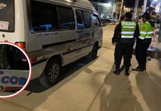 La Libertad: Ataque a combi deja una mujer herida