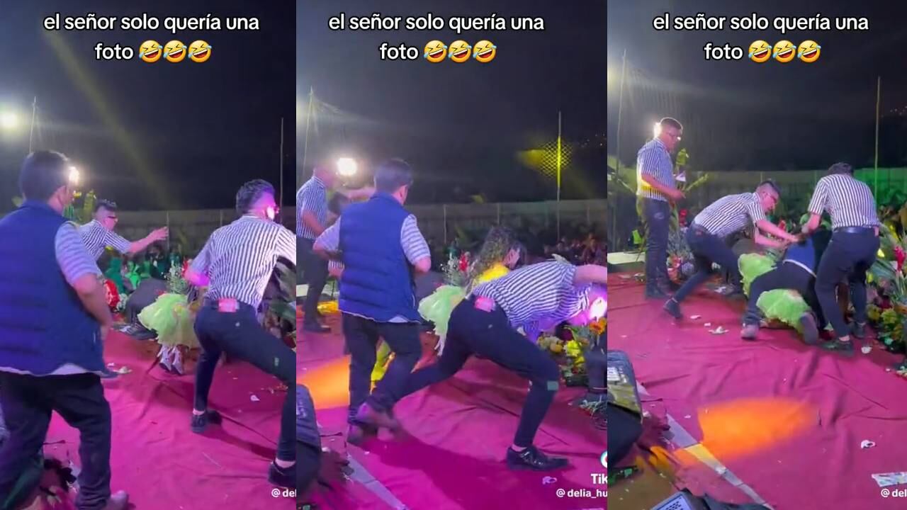 El hombre pasó un desafortunado momento. (Foto: composición EC)