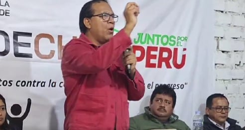 Roberto Sánchez anunció que hoy lunes solicitará la anulación de todos los votos en el extranjero. Foto: EC