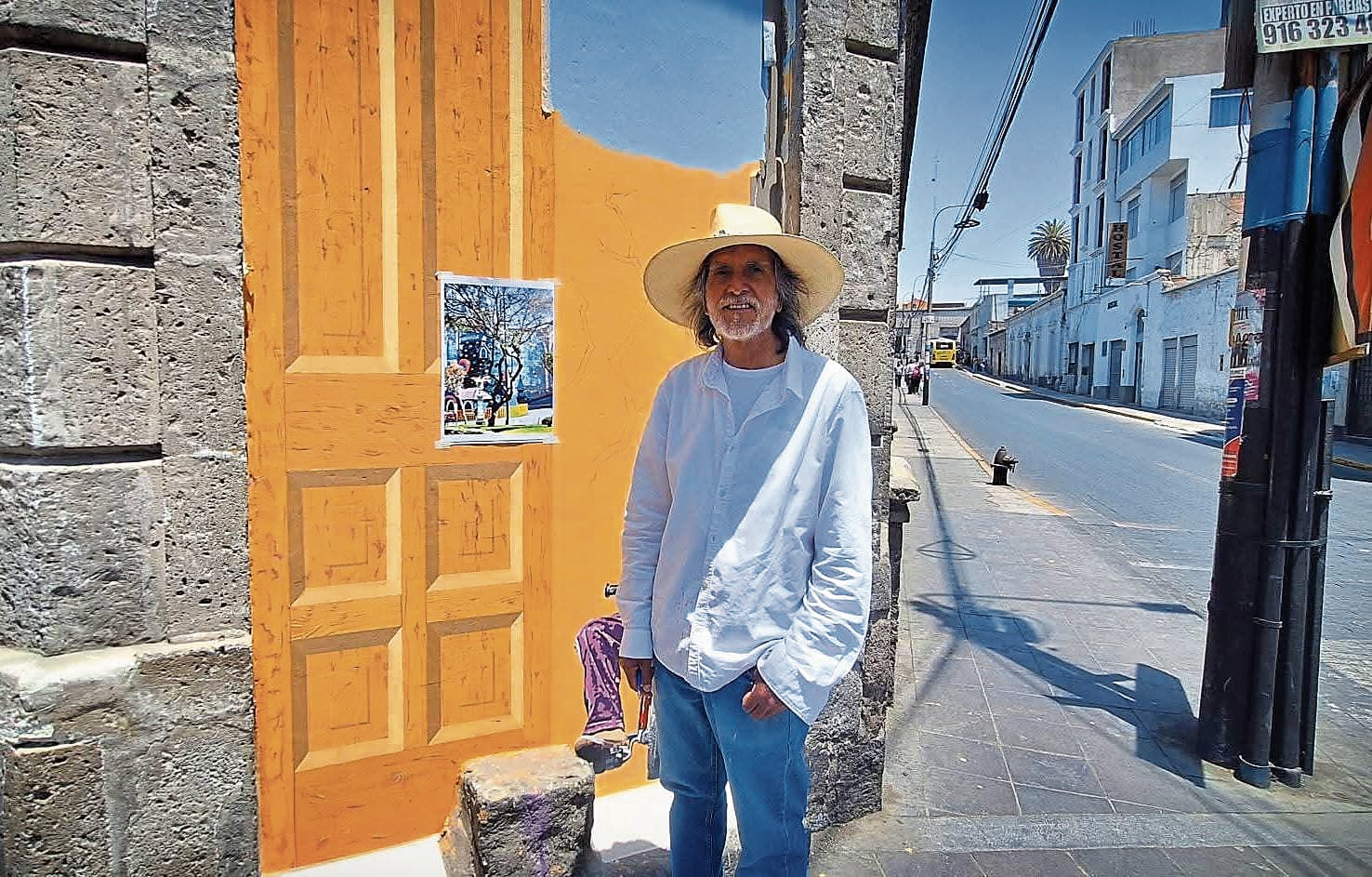 La labor estuvo a cargo del arquitecto y artista José Álvarez. Foto: GEC.