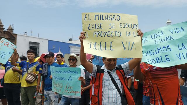 Trujillo: Pobladores de El Milagro consiguen compromiso para ejecución de doble vía