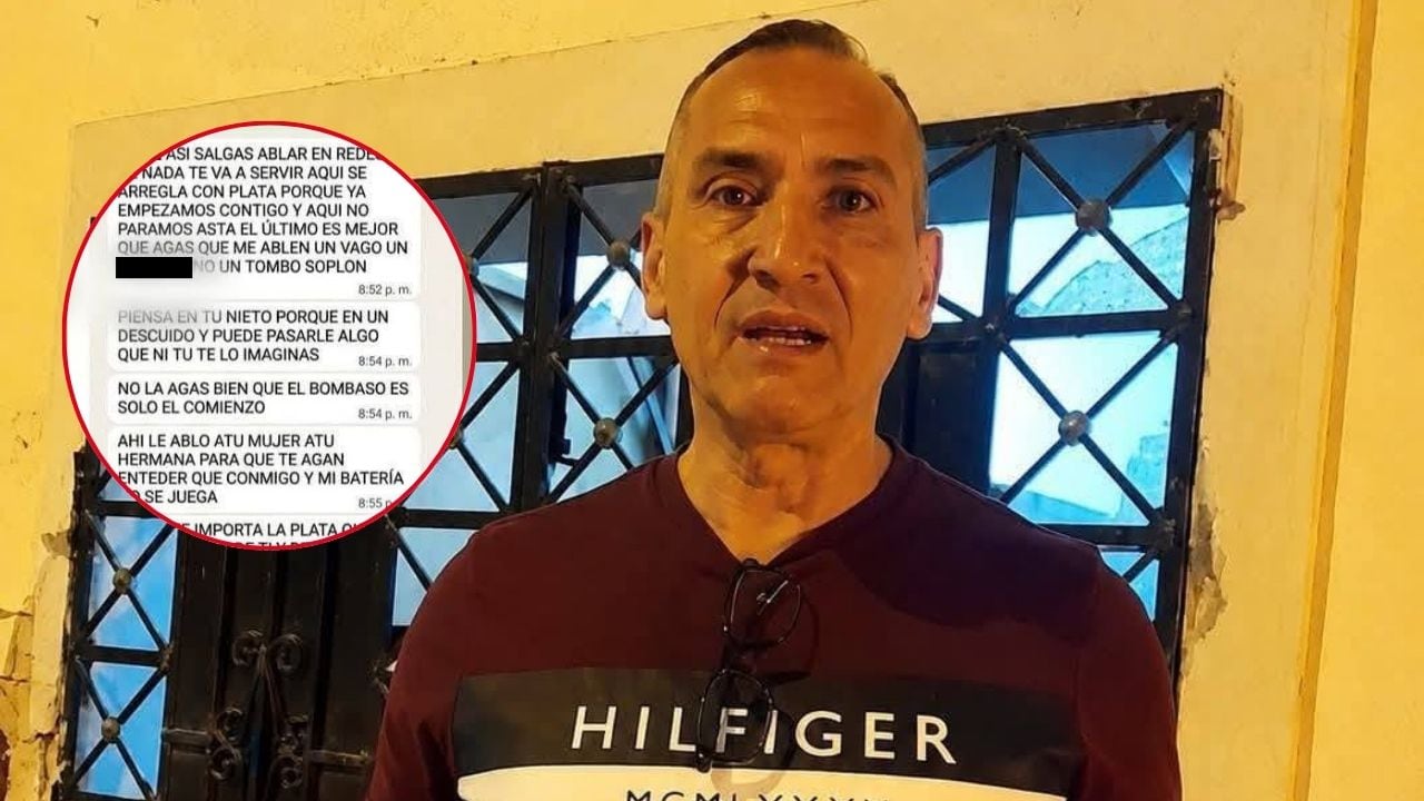 Fernando Aspericueta denunció que delincuentes detonaron un artefacto explosivo a un costado de su vivienda. Le exigen una fuerte suma de dinero.