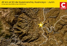 Junín: Temblor moderado de 4.9 remeció Huasicancha