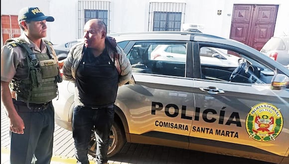 Fue llevado a la comisaría de Santa Marta. (Foto: GEC)