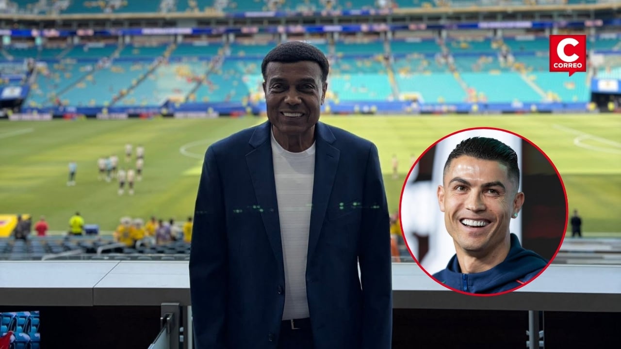 Teófilo Cubillas felicita a Cristiano Ronaldo por igualar su récord de goles en el Mundial 2026. Composición: Diario Correo.