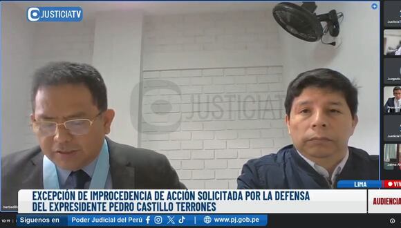El expresidente Pedro Castillo se encuentra preso en el penal de Barbadillo. Justicia TV)