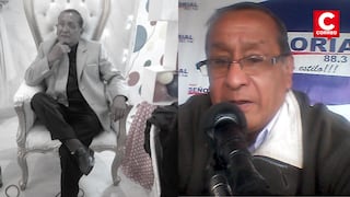 Huancayo: Locutor de 75 años murió atragantado en Navidad