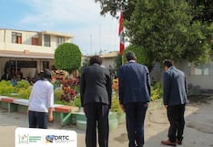 Ica: refuerzan compromiso cívico con izamiento del Pabellón Nacional