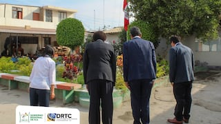 Ica: refuerzan compromiso cívico con izamiento del Pabellón Nacional