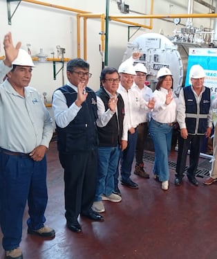 Se inauguró la conexión de gas natural del hospital Hipólito Unanue de Tacna. (Foto: Adrian Apaza)