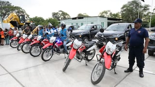 Piura: Reforzarán con 50 motocicletas a Serenazgo y Policía para la seguridad ciudadana