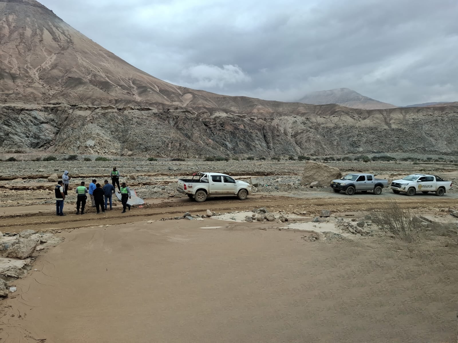 Un fallecido tras huaico en Caravelí. Foto: Darío Román Casanova.