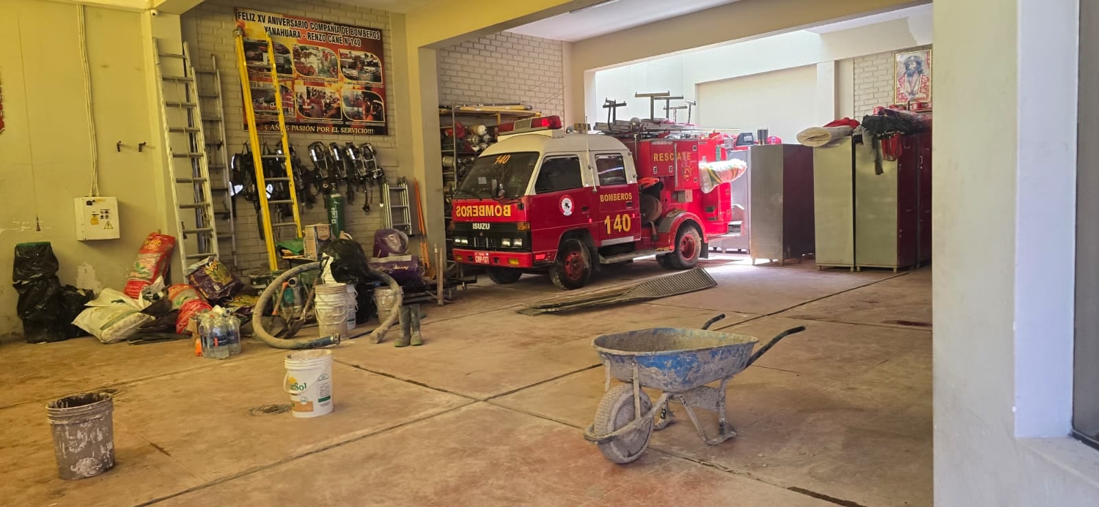 Compañía de bomberos de Yanahuara se quedó con equipos inoperativos (Foto: Omar Cruz/@photo.gec)