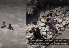 El Agustino: hombre se lanza al río para evitar captura policial y es detenido con presunta droga