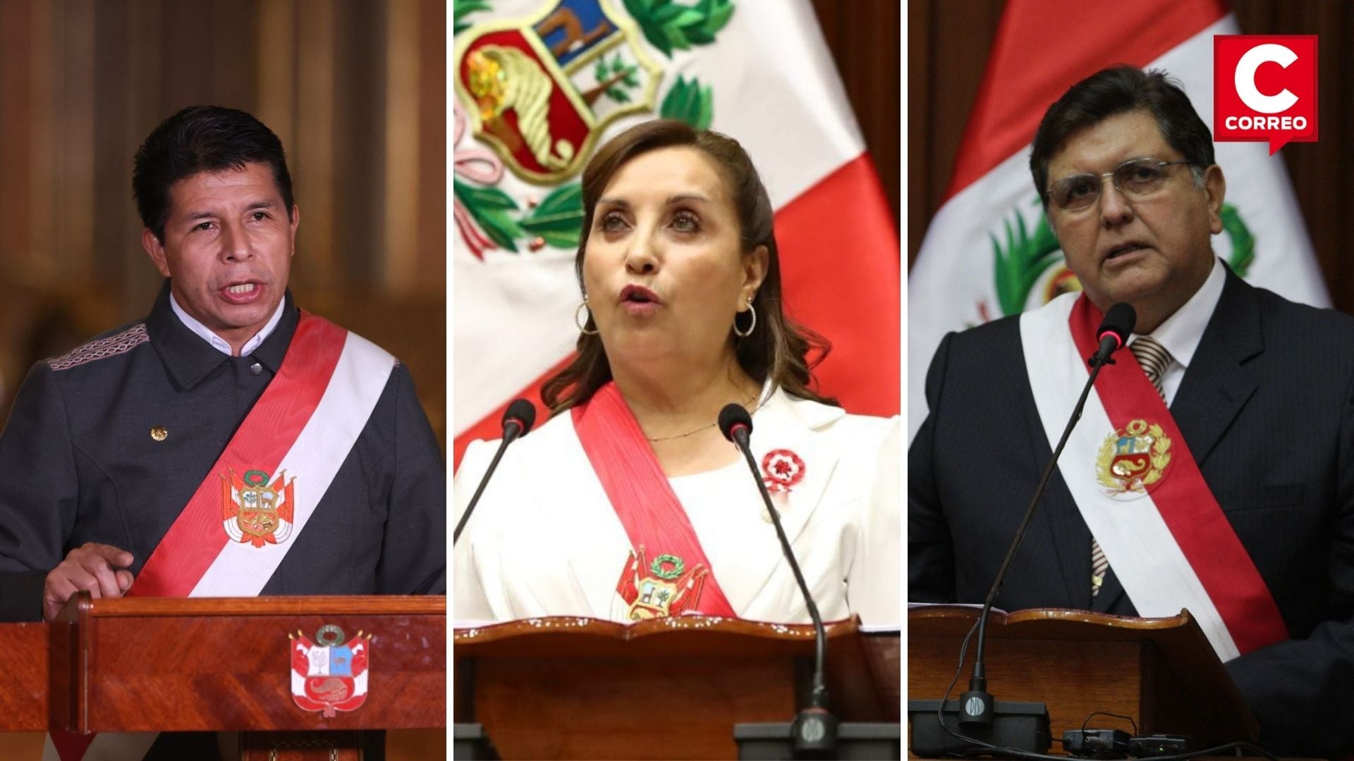 Últimos mensajes a la nación por Fiestas Patrias. Foto: Composición Correo