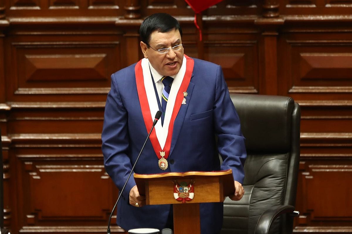 Alejandro Soto fue elegido como presidente del Congreso para el periodo 2023-2024. (Foto: GEC)