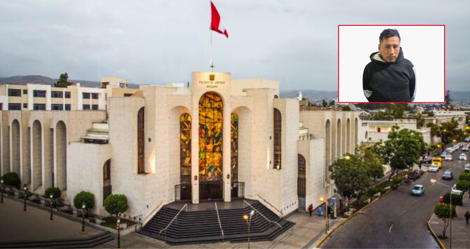 Dictan comparecencia a falso taxista, Alex Yvan Tintaya Condori, acusado de violación en Arequipa. Foto: PJ/PNP.